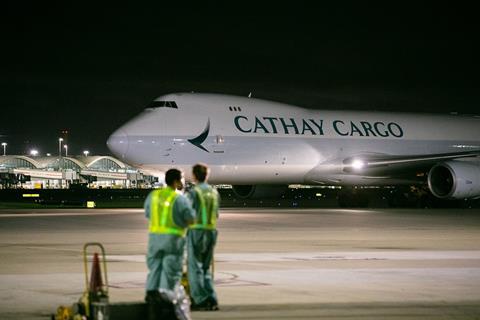 Cargo demand rises at Cathay and HKIA as 'robust' peak nears