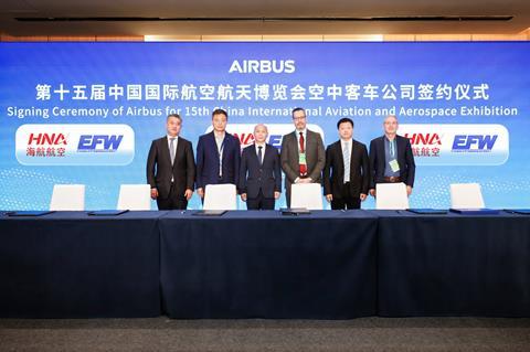 EFW signs deal with China’s HNA Aviation