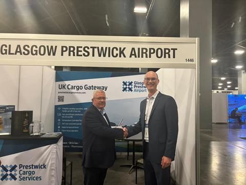 Glasgow Prestwick teams up with Chicago Rockford on air cargo