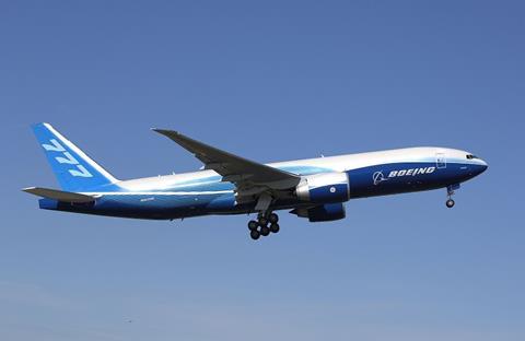 Seven Boeing 777Fs ordered last month