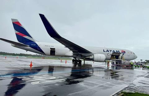 767-300F LATAM flight for Bringer Air Cargo