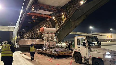 Air Partner outsize cargo project
