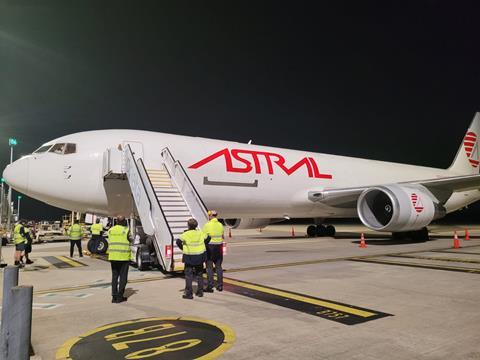 Astral Aviation freighter