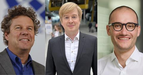 Krems (L), Smilianets (C) and Claussen (R)