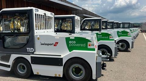 Swissport ground support equipment