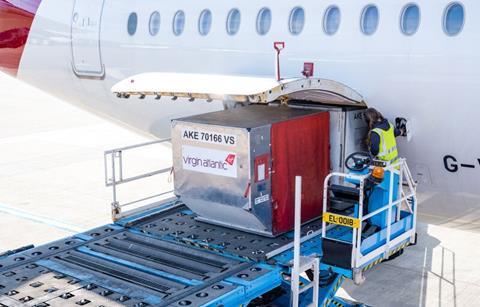 Virgin Atlantic ULD loading