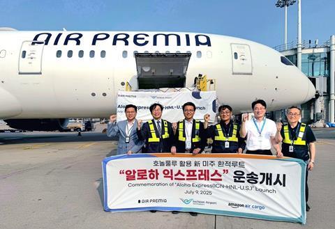 Air Premia Boeing 787 at Incheon Airport