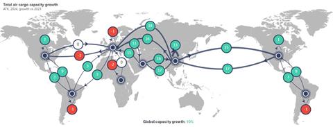 Air cargo capacity 2024