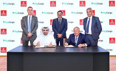 Emirates SkyCargo and PayCargo partnership