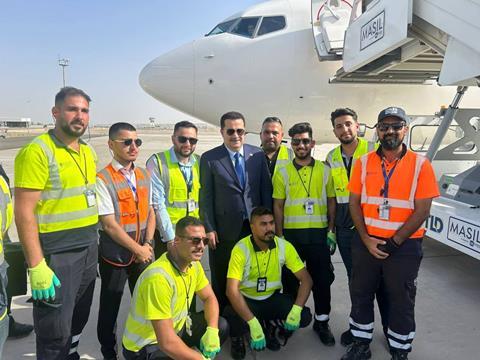MASIL Ramp team and prime minister of Iraq, Mohammed Shia' al-Sudani