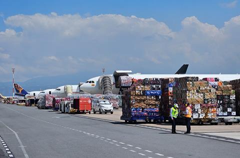 Quito Airport flowers volumes
