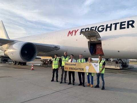 My Freighter's first flight to Maastricht Aachen Airport