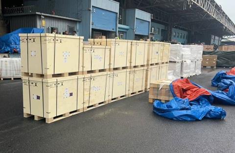 Automotive shipments from China