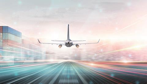 Digital air cargo aircraft Photo Aun Photographer Shutterstock 2192783931