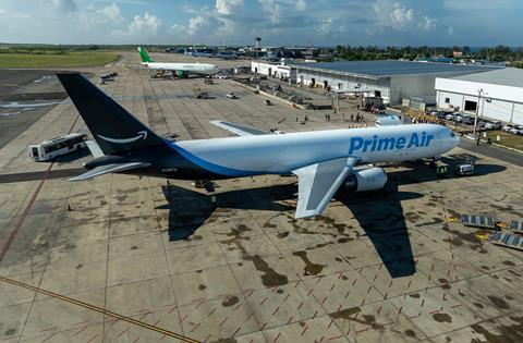 Amazon Air Cargo Boeing 767 in the Dominican Republic