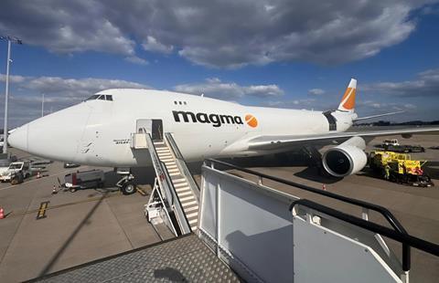 Magma Aviation's latest Boeing 747-400F operated by Atlas Air