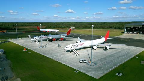 Cargo First parking stands