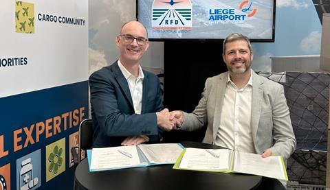 Liege Airport and Chicago Rockford International Airport agreement