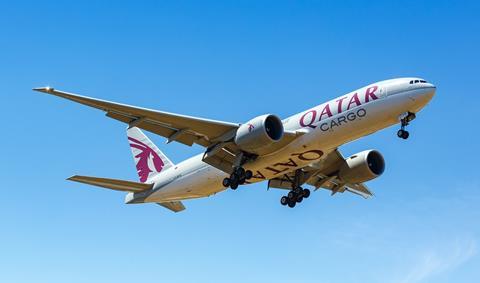 Qatar Cargo Boeing 777 freighter